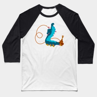 Hippy Caterpillar Baseball T-Shirt